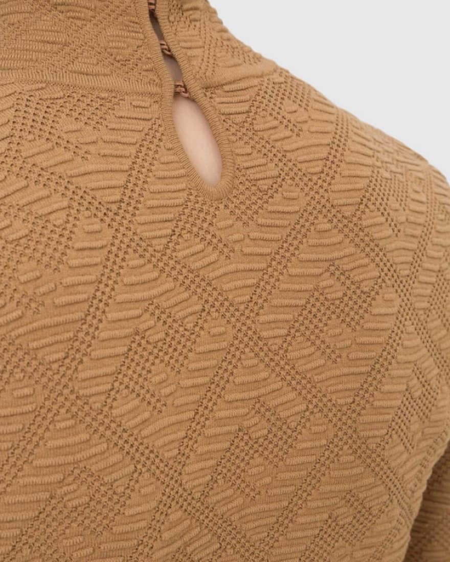 Fendi Turtleneck And Skirt Viscose Yarn - Image 4