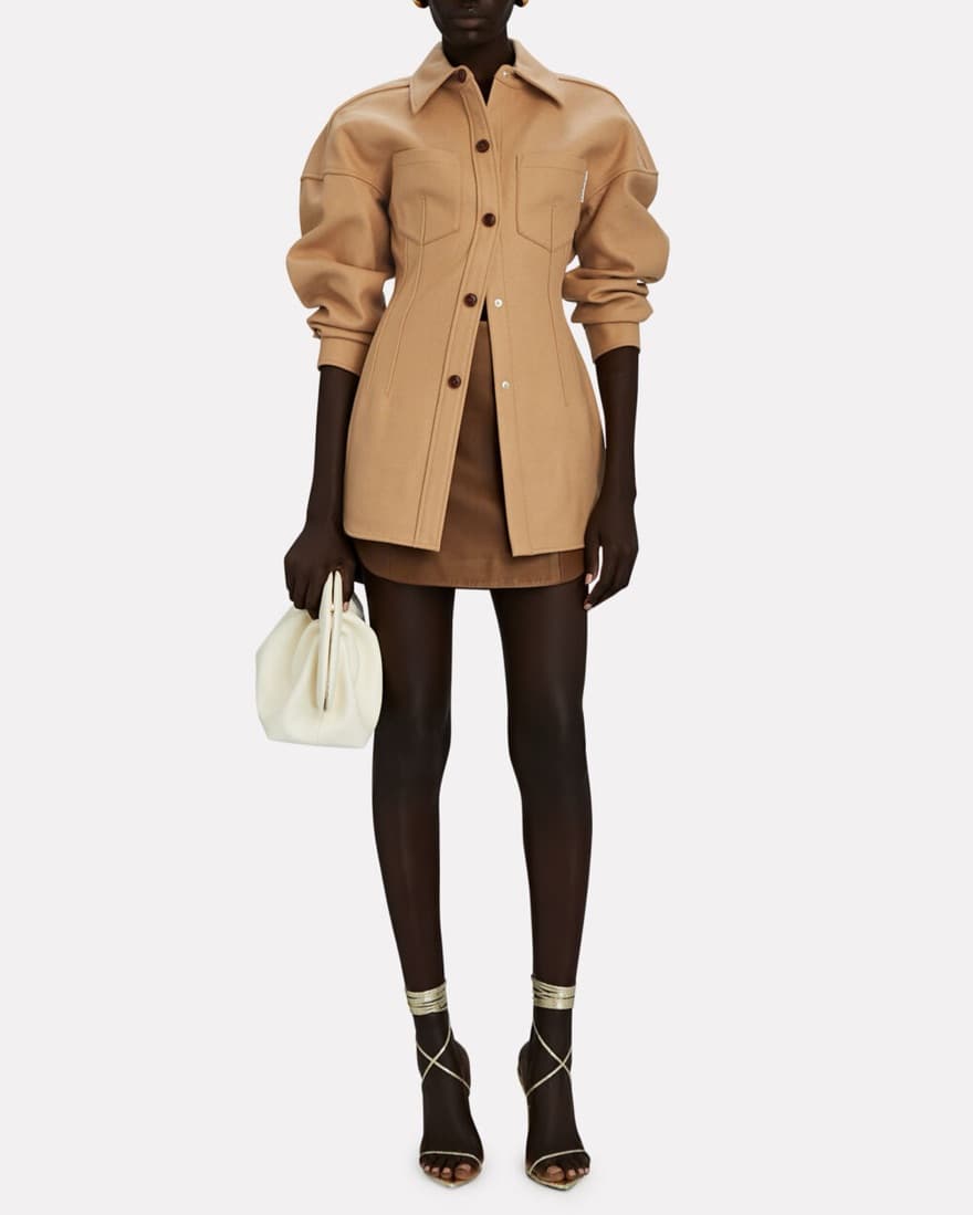 Cinched Wool Jacket - Image 3