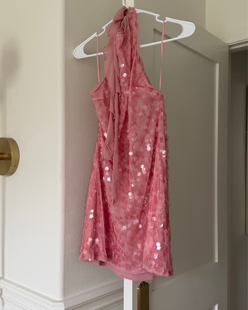 PINK SEQUIN ZARA DRESS - Image 3