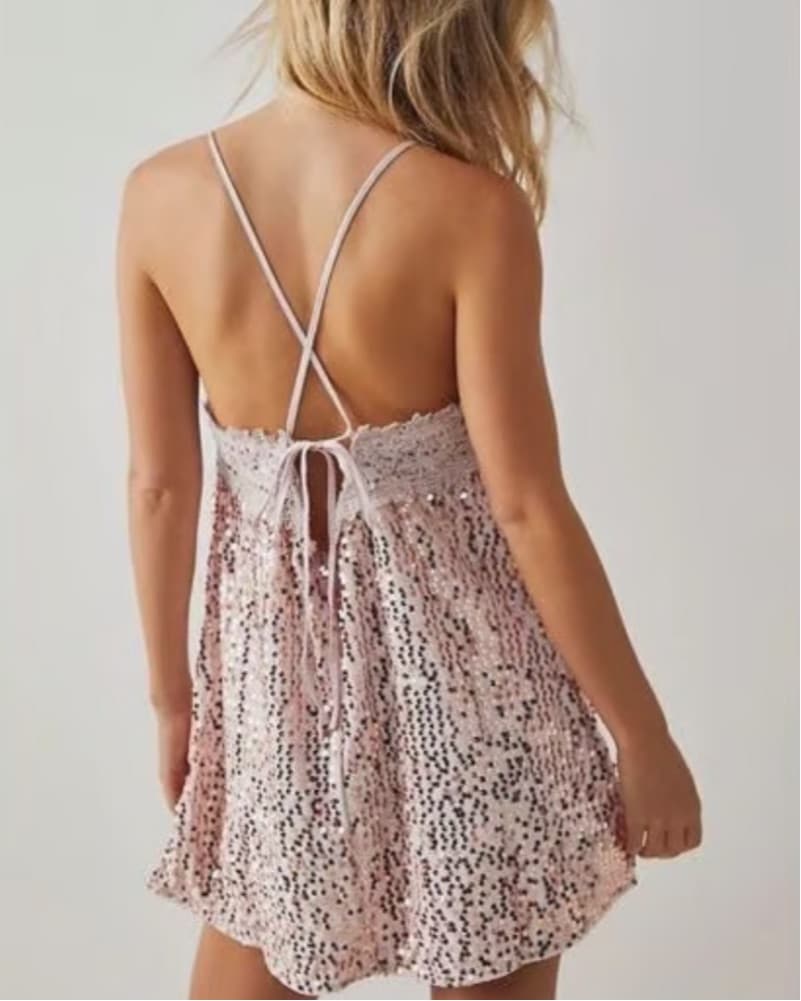 Free People Sequin Dress - Image 3