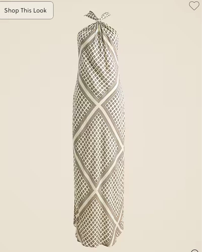 J.Crew Collection Halter Slip Dress - Image 1
