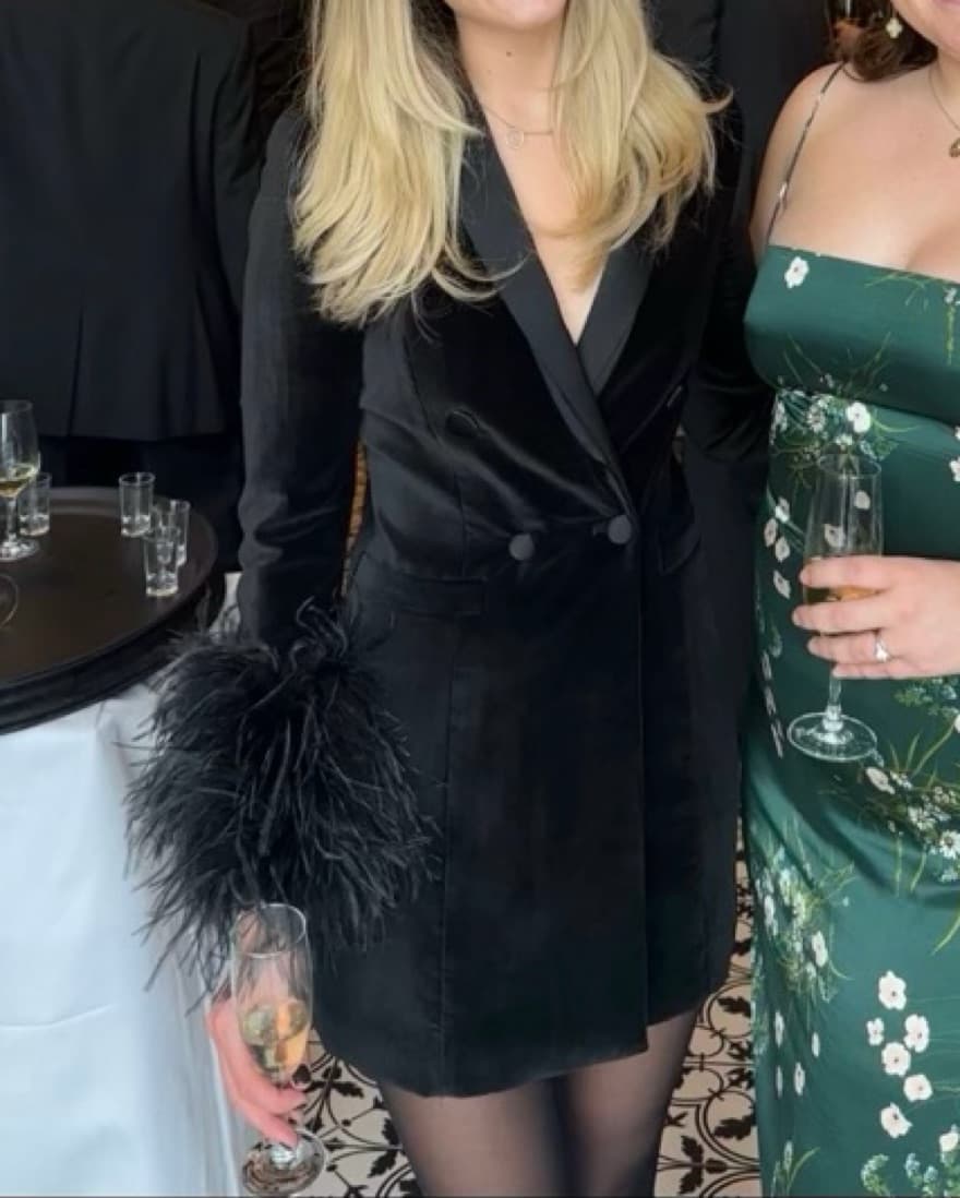 Alice And Olivia Tuxedo Dress  - Image 2