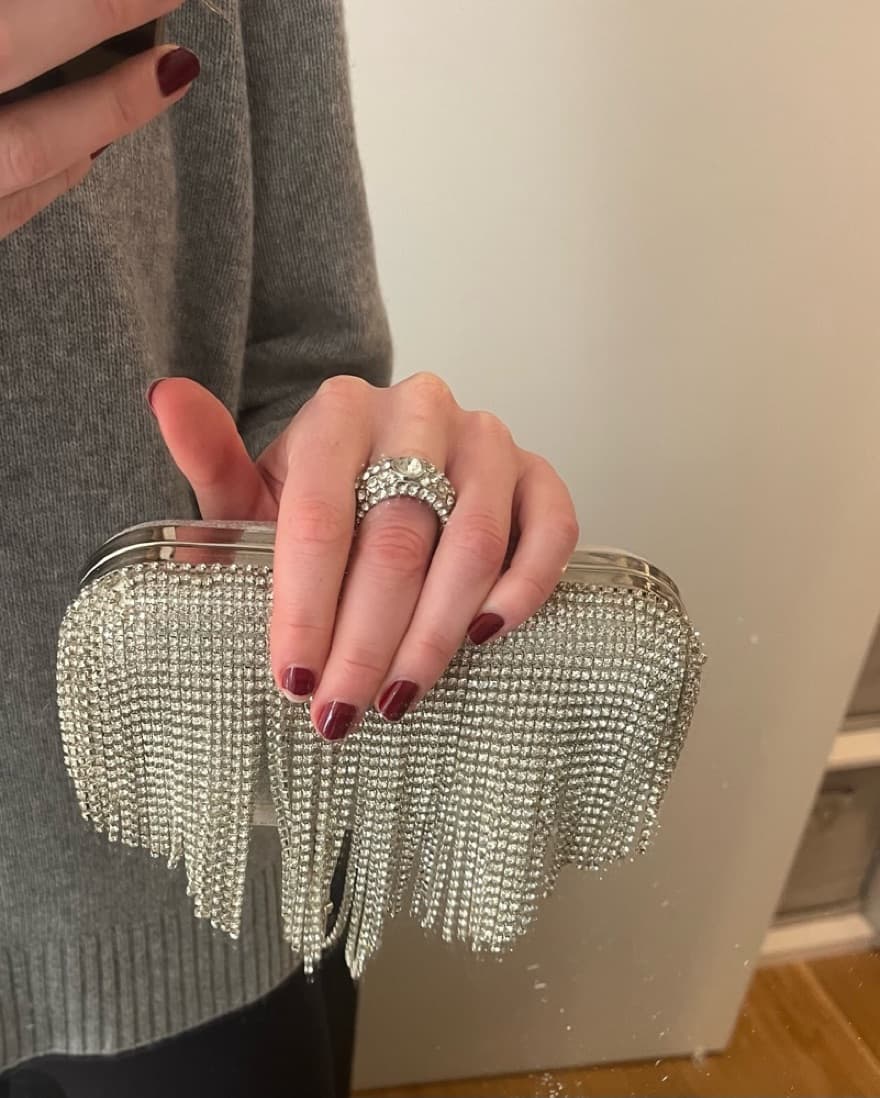 Silver Holiday Clutch NYE - Image 2