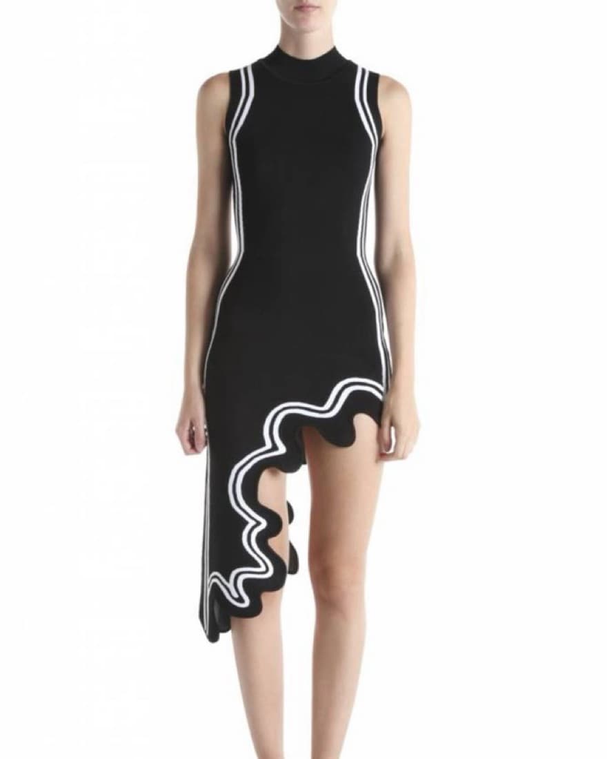 PH5 Assymetric Dress— Black - Image 2
