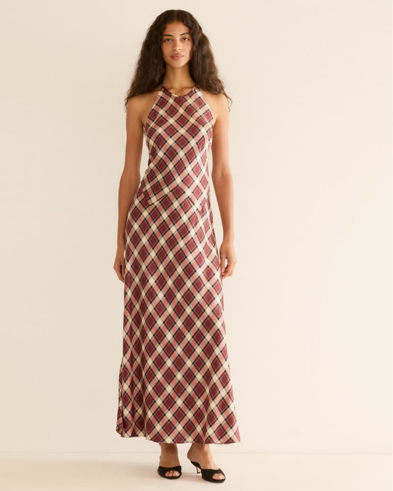 Dôen Maxime Dress in Norfolk Plaid - Image 4