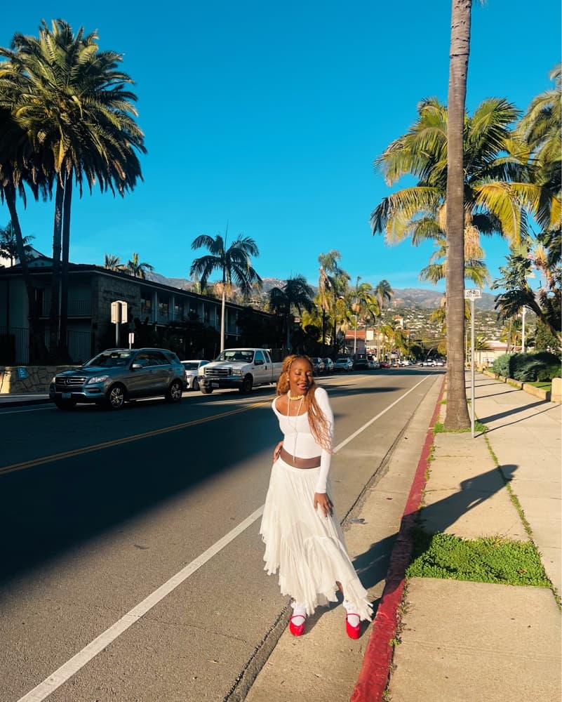 Free People White Maxi Skirt - Image 4