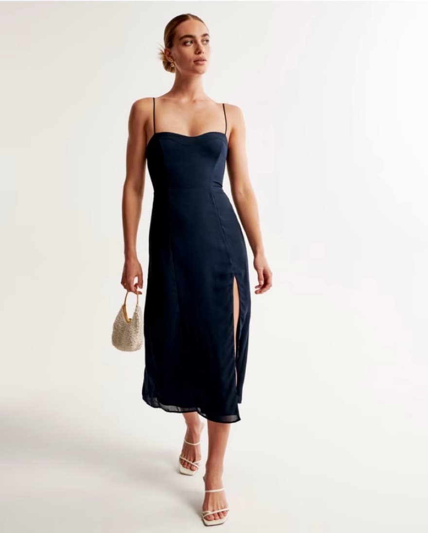 Abercrombie Navy Dress - Image 1