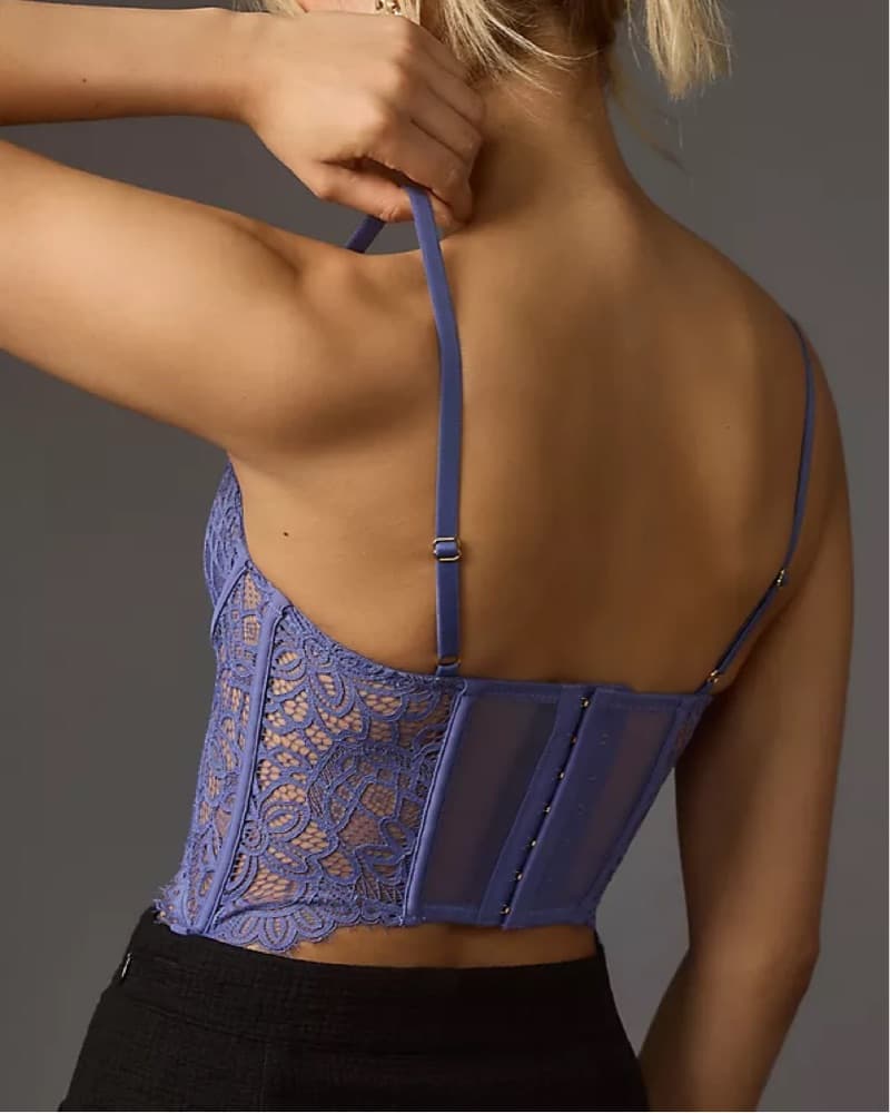 Anthropologie Lace Bustier Top - Image 2