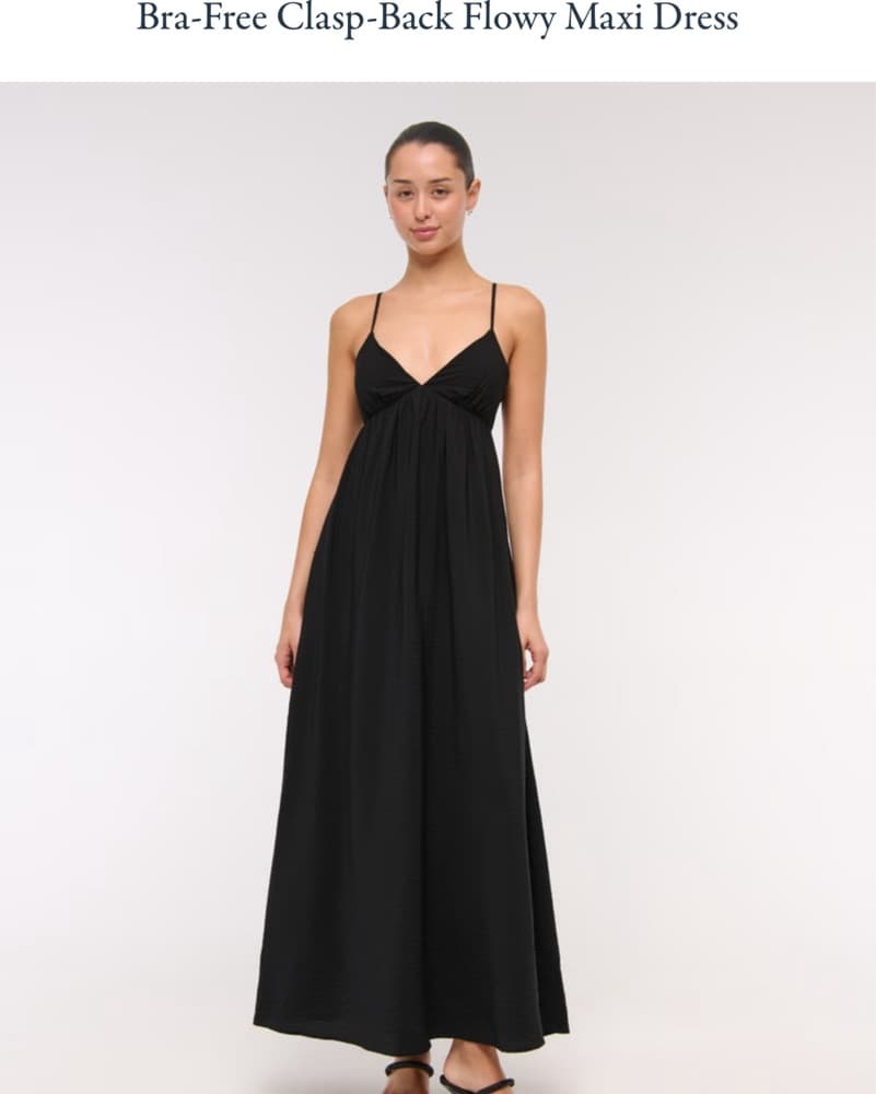 Black Maxi Sundress - Image 1