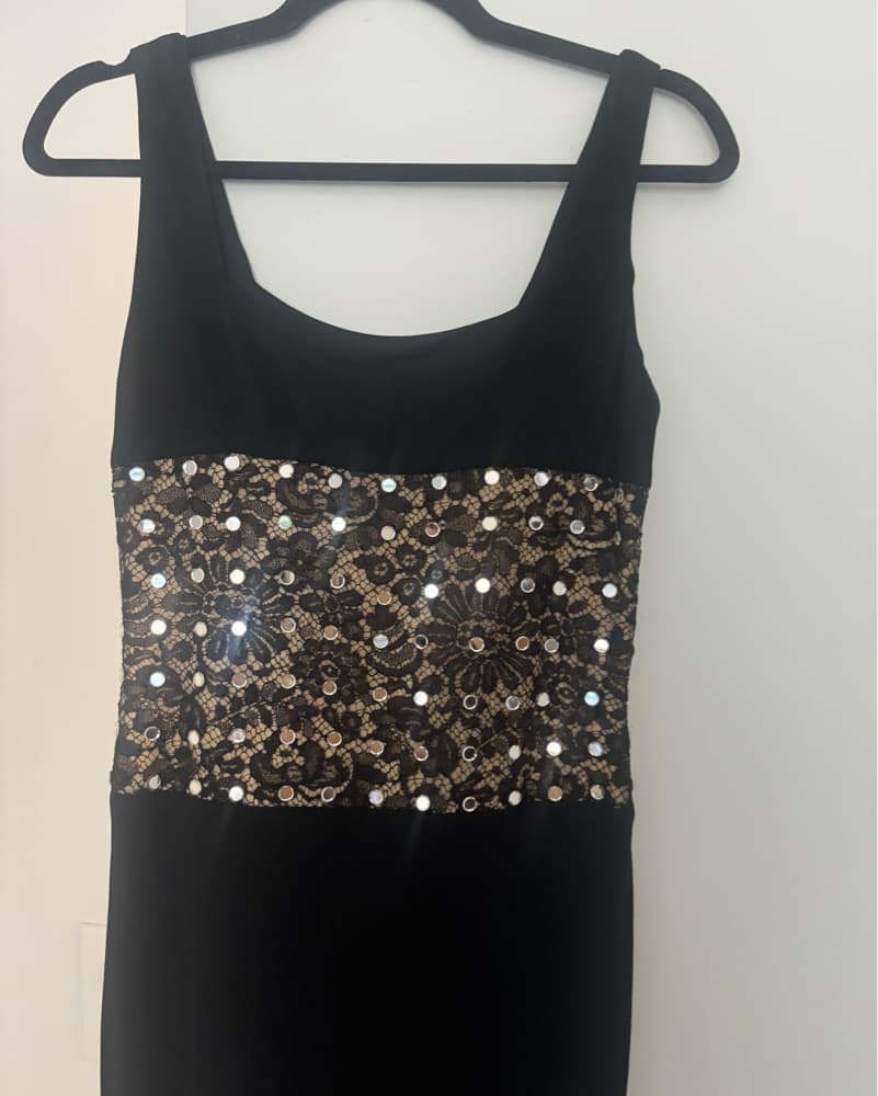 CD Greene Black Mirrored Gown - Image 4
