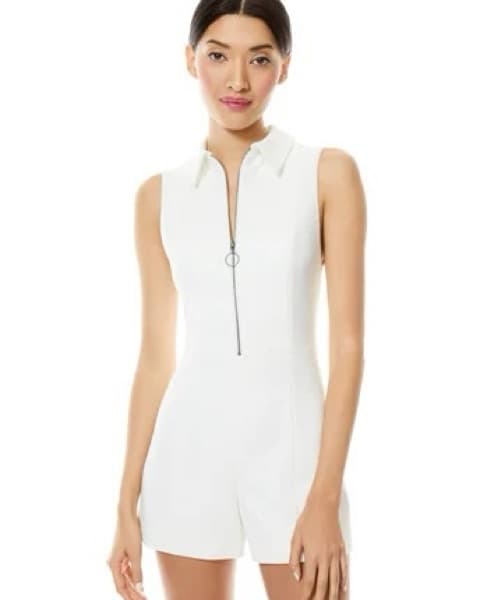 Alice & Olivia - White Romper - Image 1