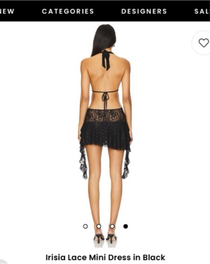 IAMGIA Irisia Lace Mini dress Black  - Image 2