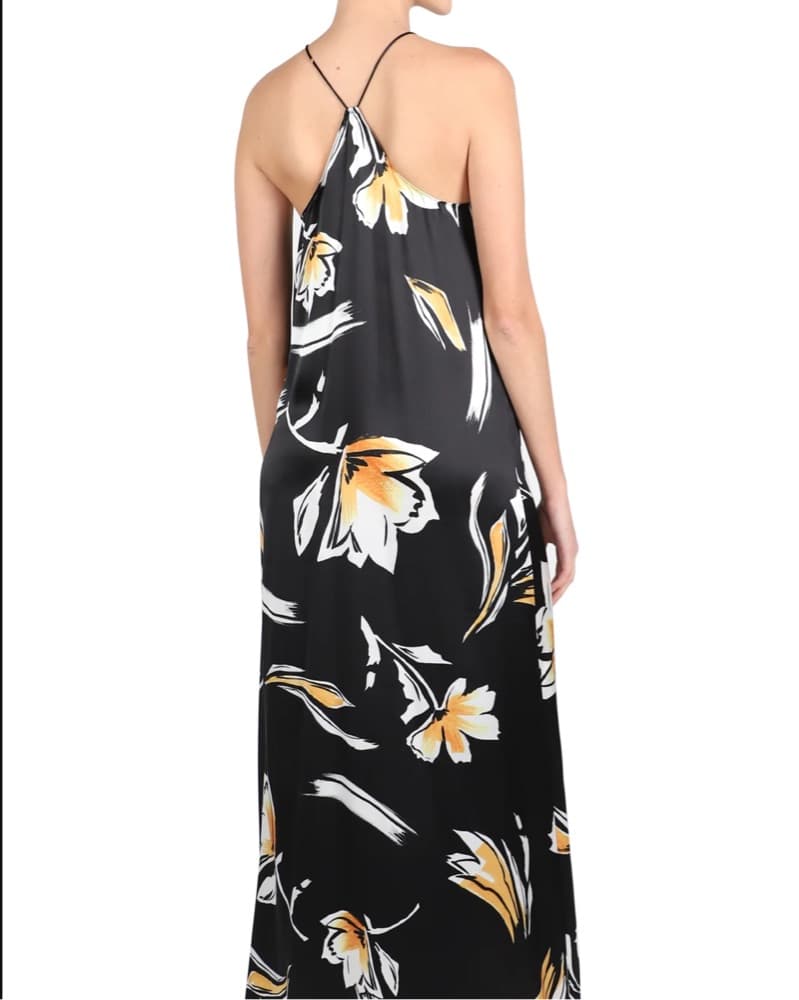 Silk Floral Dress - Image 3