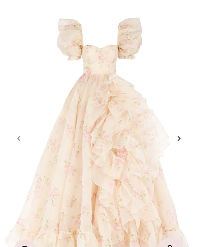 Selkie Floral Princess Gown - Image 4
