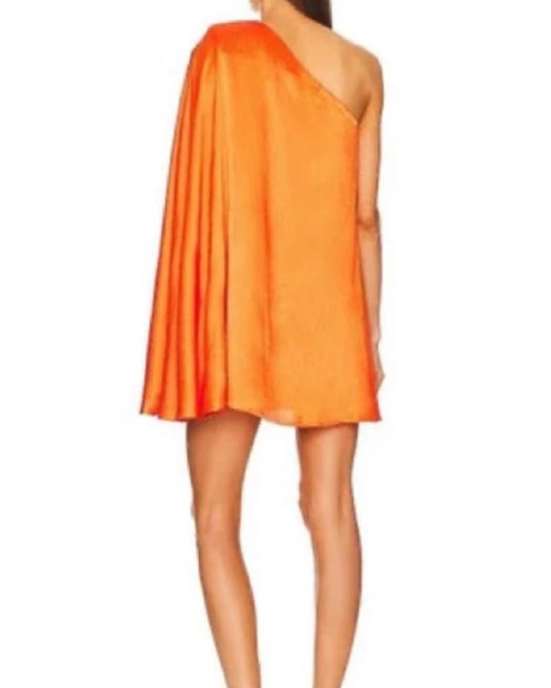 Orange Michael Costello Mini Dress - Image 2