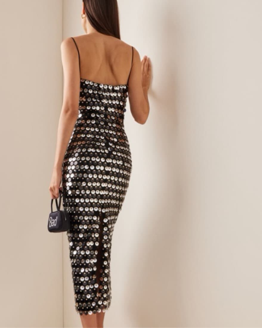 Sequin Midi Dress - Image 3