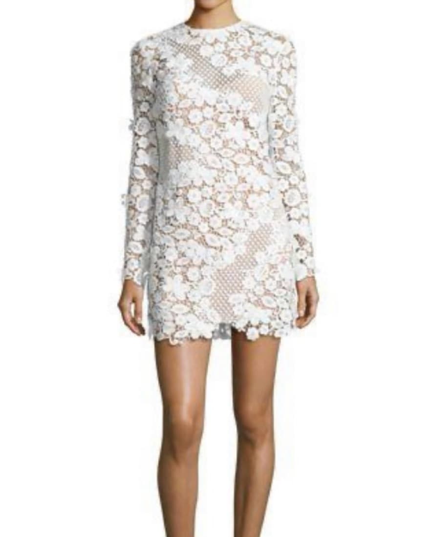 SELF PORTRAIT 3D Lily Mini Dress - Image 4