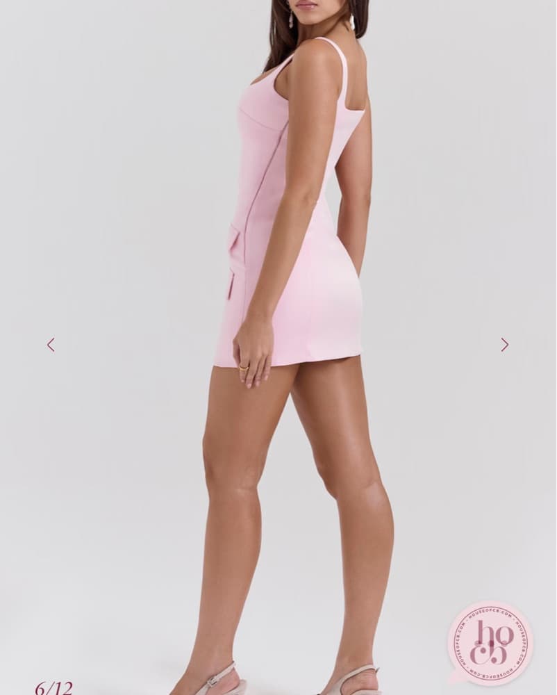 House Of CB Rose Shadow Satin Sleeveless - Image 2