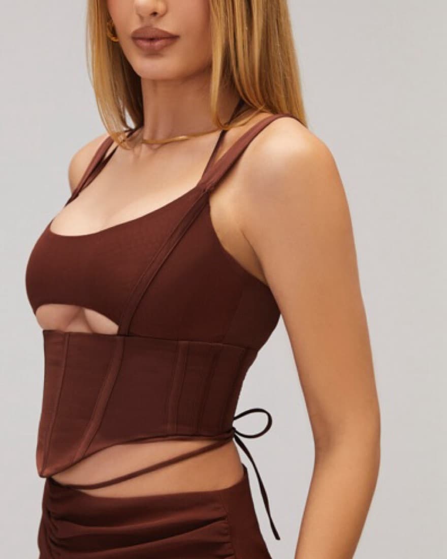 Mistress Rocks Cocoa Corset - Image 4