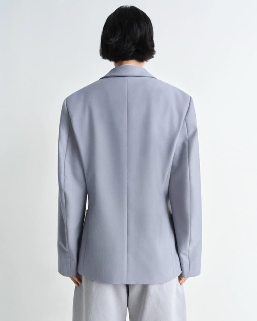 Oversized Baby Blue Lemaire Blazer - Image 3