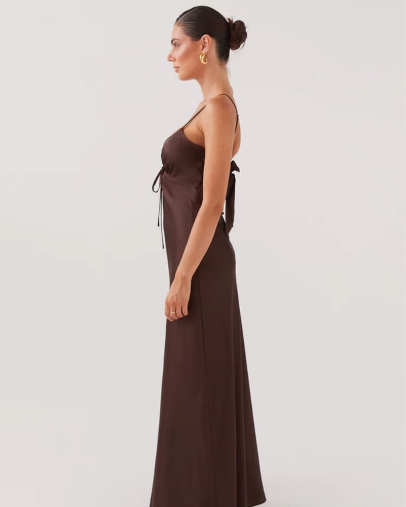 Peppermayo Satin Maxi Dress - Image 3