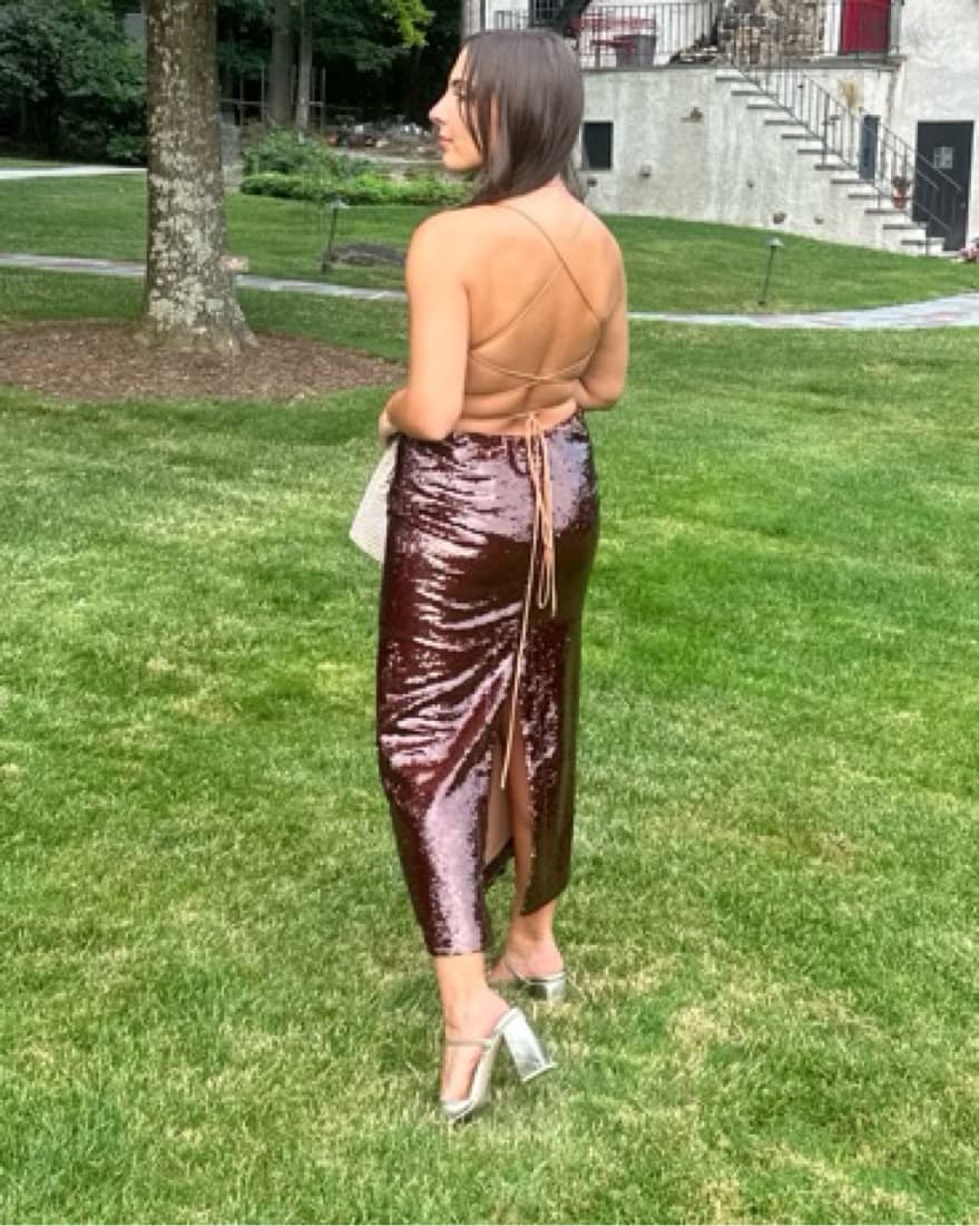 Sabina Musayev Lera Cinnamom Dress - Image 4