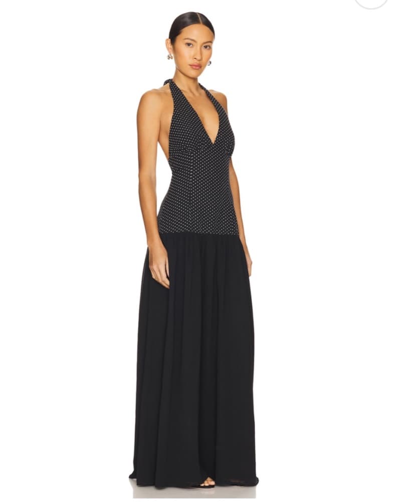 Polka Dot Maxi Dress - Image 2