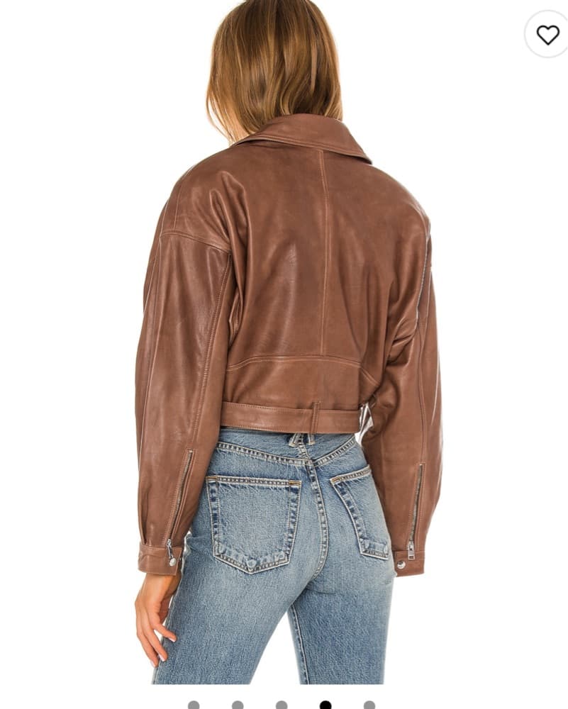 Lamarque Dylan 80’s Leather Biker Jacket - Image 5