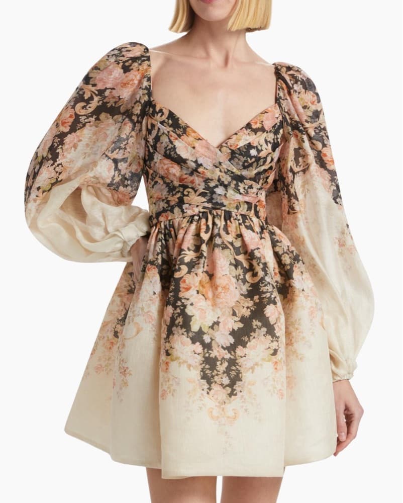 Zimmerman Illustration Mini Dress - Image 1