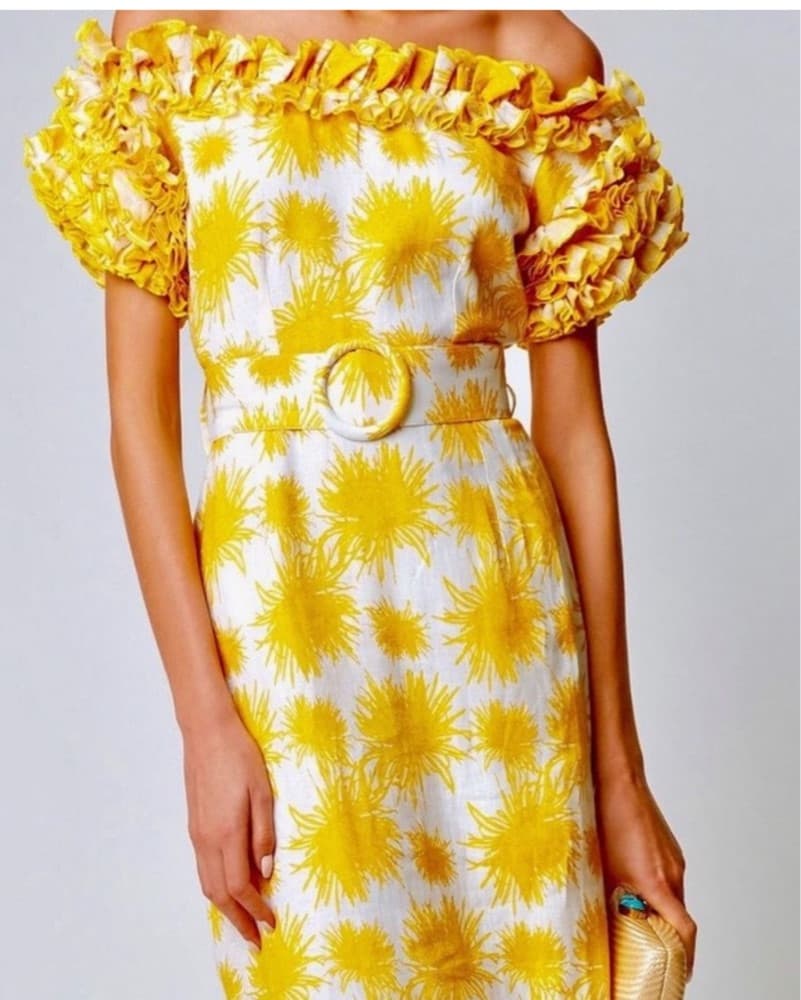 Gul Hurgel Masha Dress In Yellow - Image 1