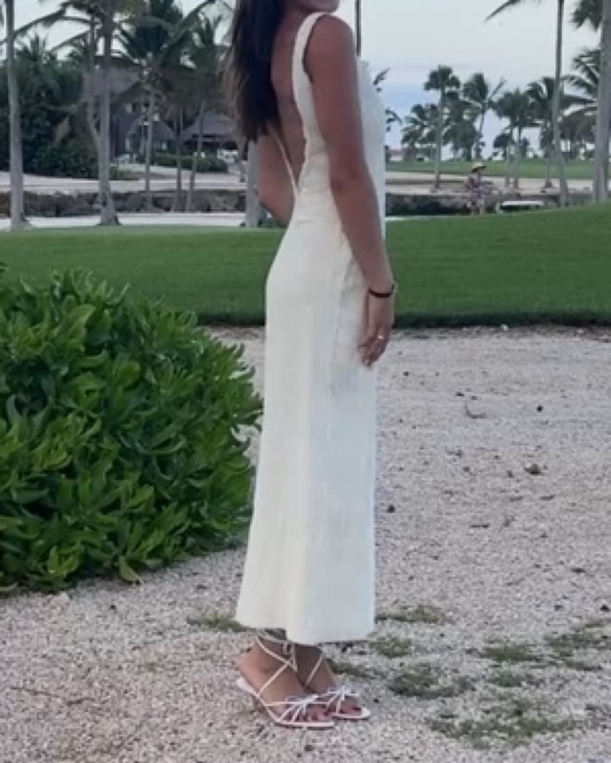 Meshki Ivory Dress - Image 4