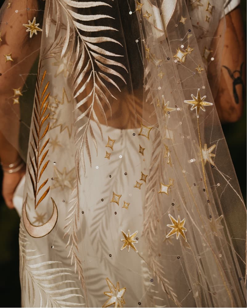Rue De Seine Desert Rose Veil - Image 3