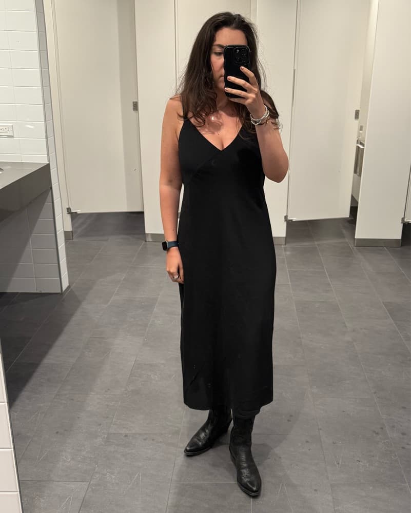 Rag & Bone Elegant Black Maxi Dress - Image 3