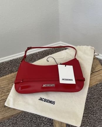 Jacquemus Red Belted Shoulder Bag - Image 3