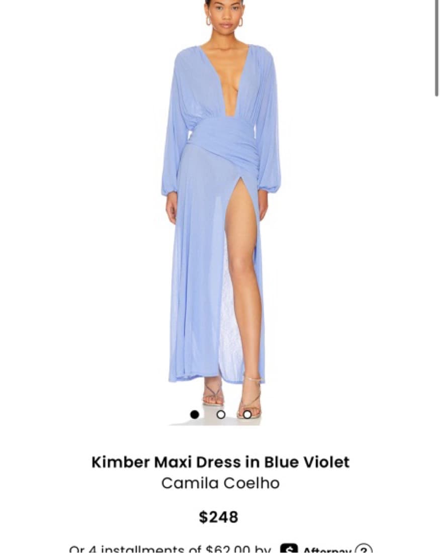 Blue/Purple Maxi dress From Revolve - Image 3