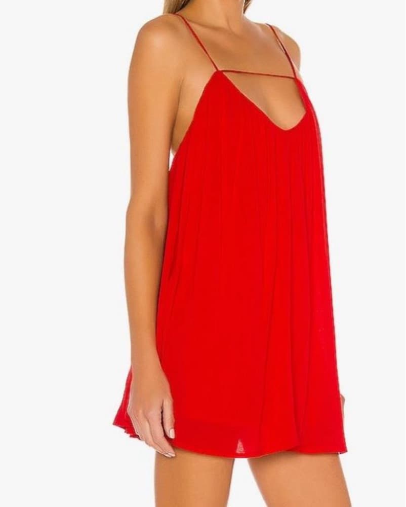 Red Superdown Mini Dress - Image 2