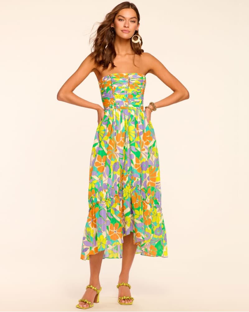 Ramy Brook Strapless Midi Dress - Image 1