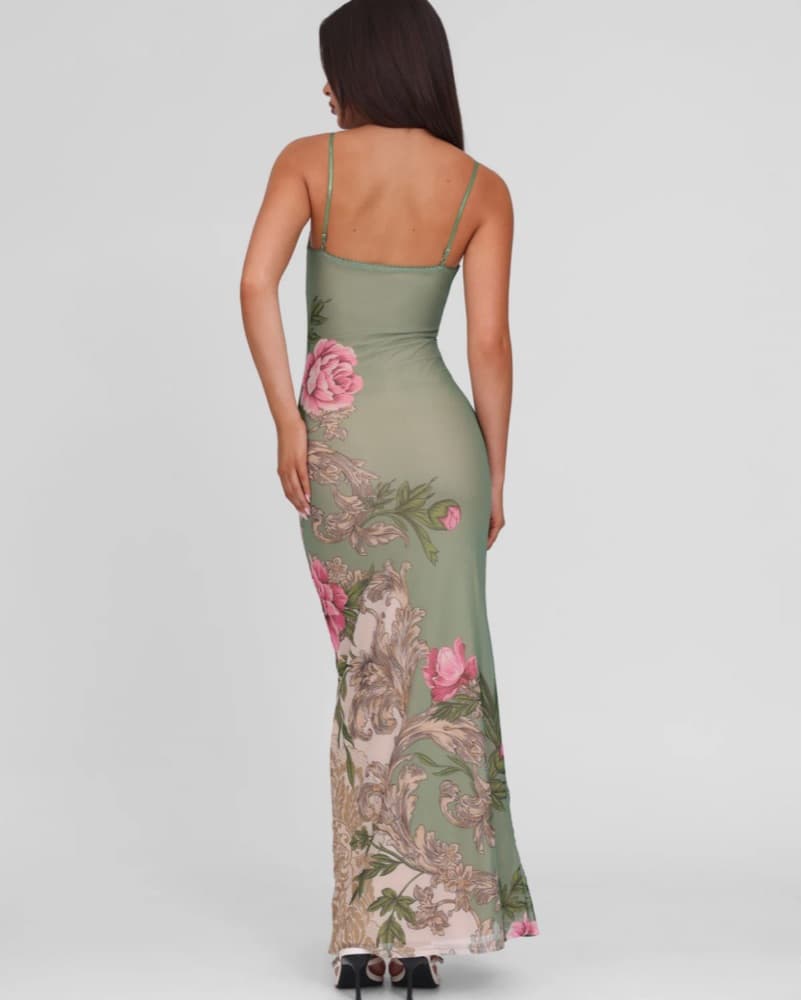 Tiger Mist Floral Maxi Dress - Image 4