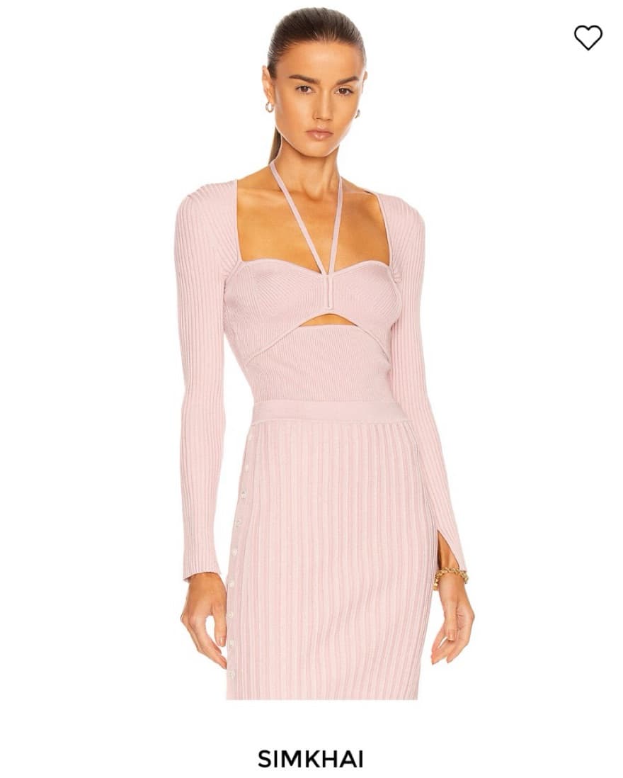 SIMKHAI Alexia ribbed-knit top - Image 2
