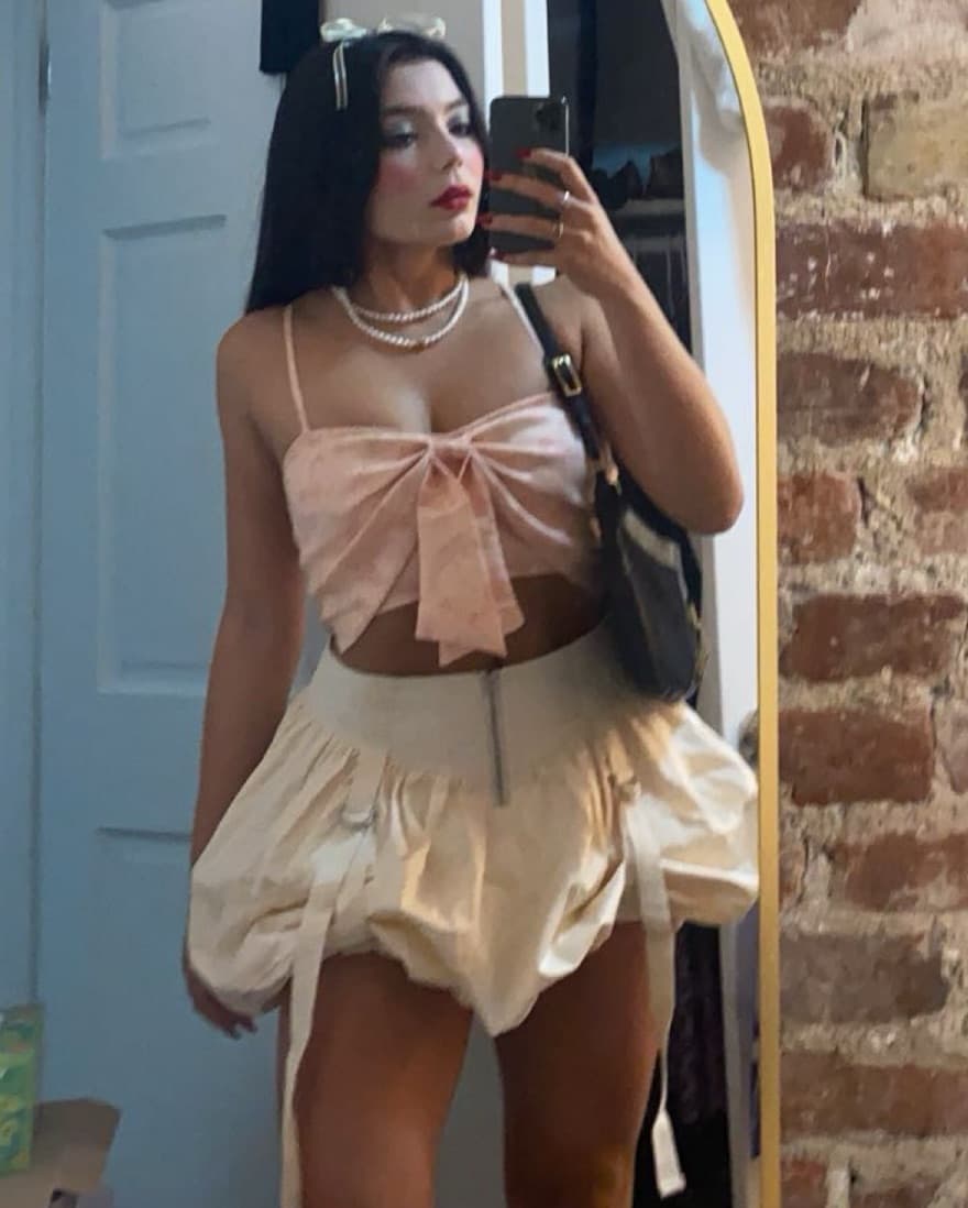  Bow Top And Bubble Skirt  - Image 1