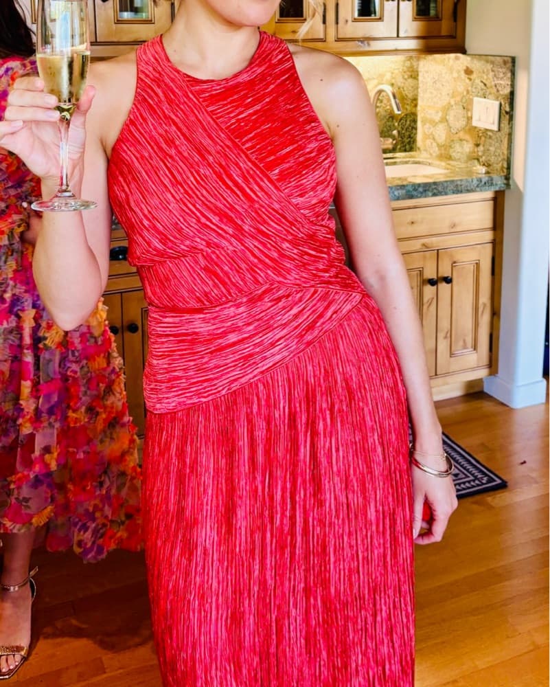 Mary McFadden Vintage Pleated Maxi Dress - Image 1