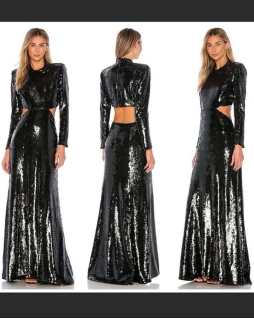 A.L.C Gabriela Cutout Sequin Gown - Image 2