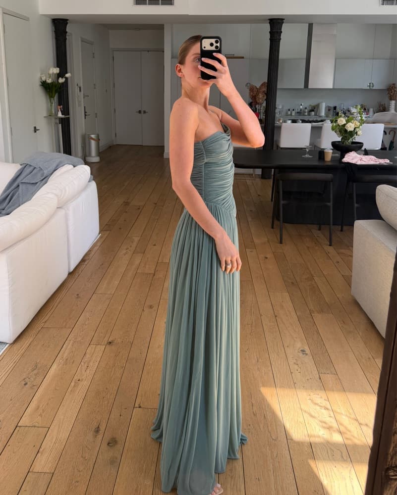 Ronny Kobo Monroe Dress in Sage SOLD OUT - Image 2