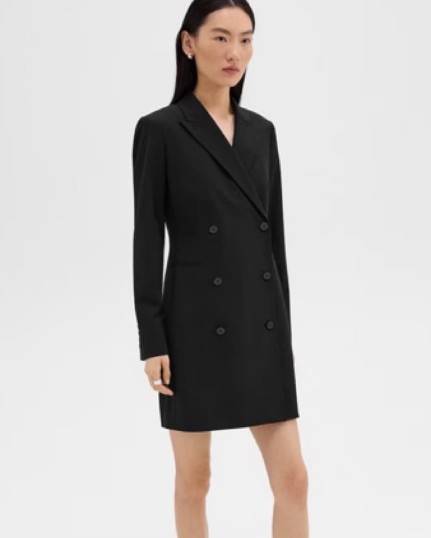 Theory Black Blazer Dress - Image 2