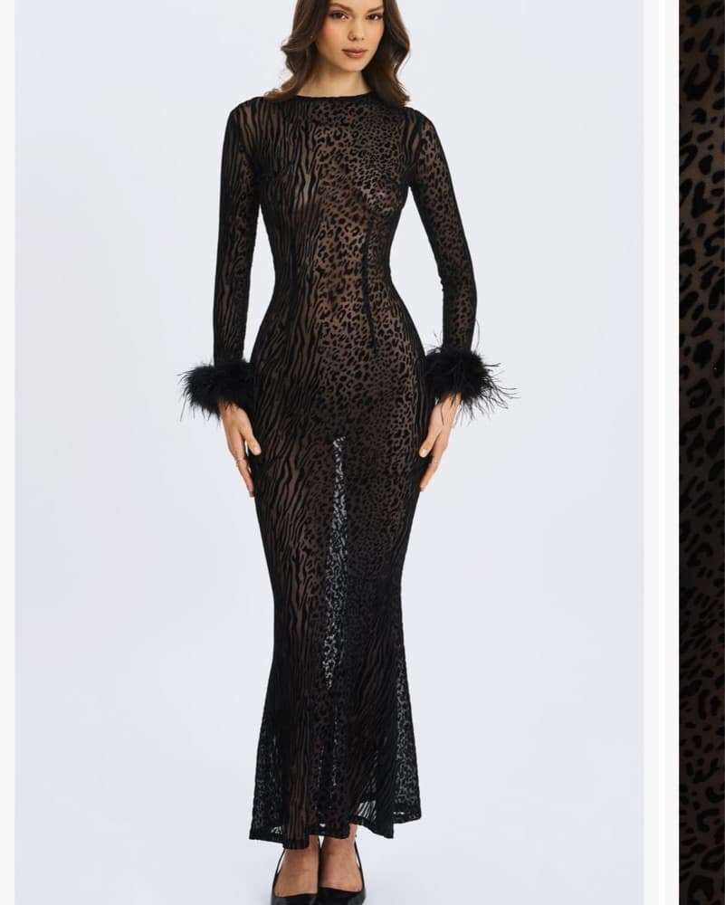 Miss Circle Mesh Dress - Image 1