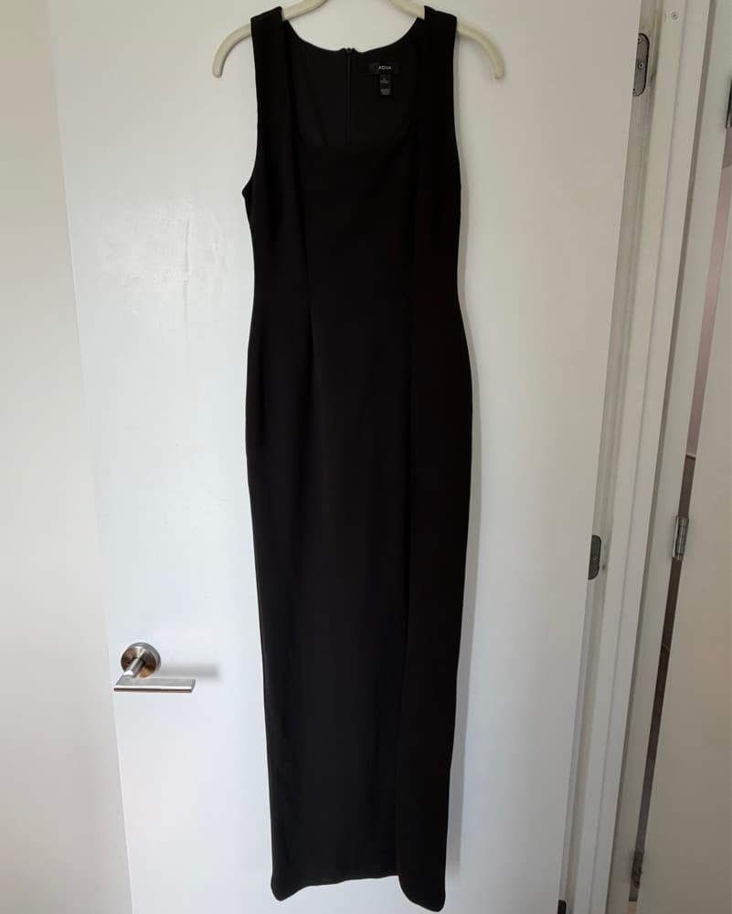 Classic Black Maxi Dress - Image 2