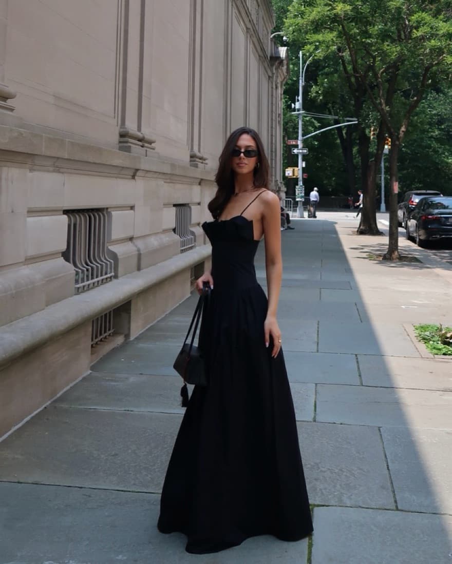 Black Meshki Maxi Dress - Image 1