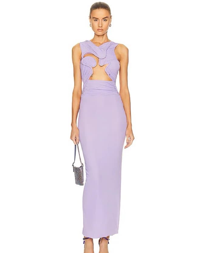Christopher Esber Lilac Venus Tank Dress - Image 6