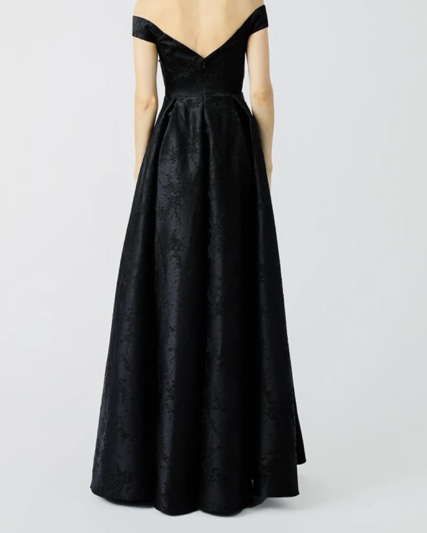 Sau Lee Lucinda Gown - Black, Size 4 NWT - Image 3