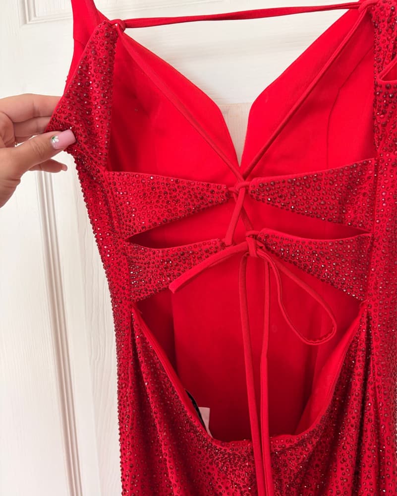 Cinderella Divine Red Sequin Gown - Image 2